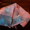 Kanchivaram Silk - Onion pink with blue thread - Image 4
