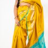 Kanchivaram Silk - Yellow self design - Image 2