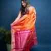 Soft Silk - Rust and Rani Pink - Image 3