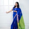 Soft Silk - Royal Blue and Green - Image 3