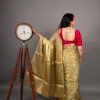 Banarasi Organza Jaal weaving saree - Image 3