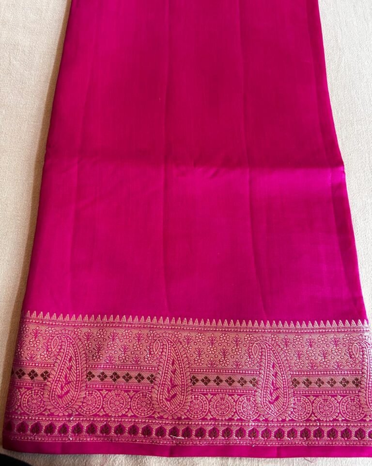Banarasi Pure Moonga Silk Saree