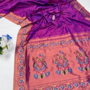 Semi Paithani Silk Sarees