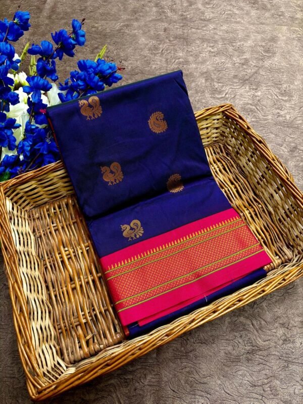 Semi Paithani Silk Saree