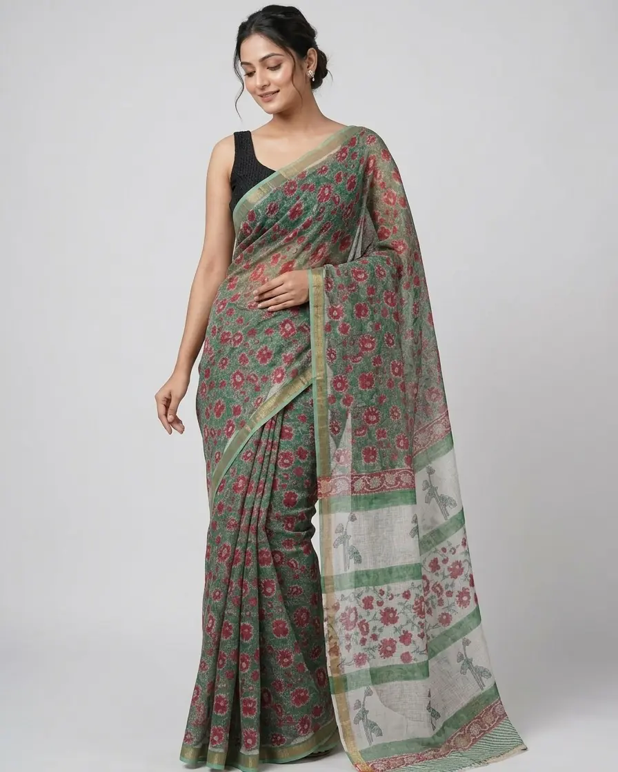 meadow bloom kota doriya saree
