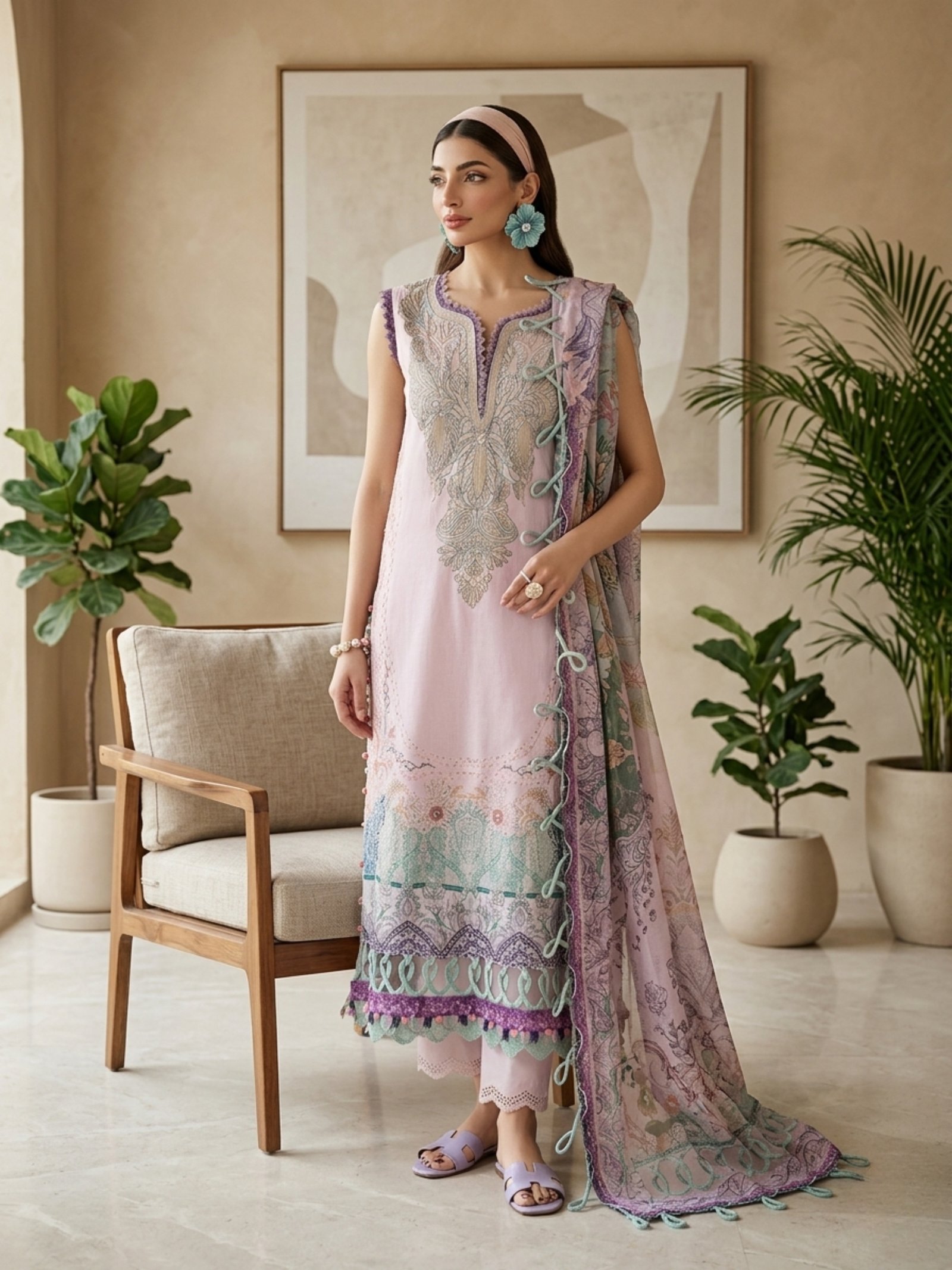 lavender whisper luxe suit set