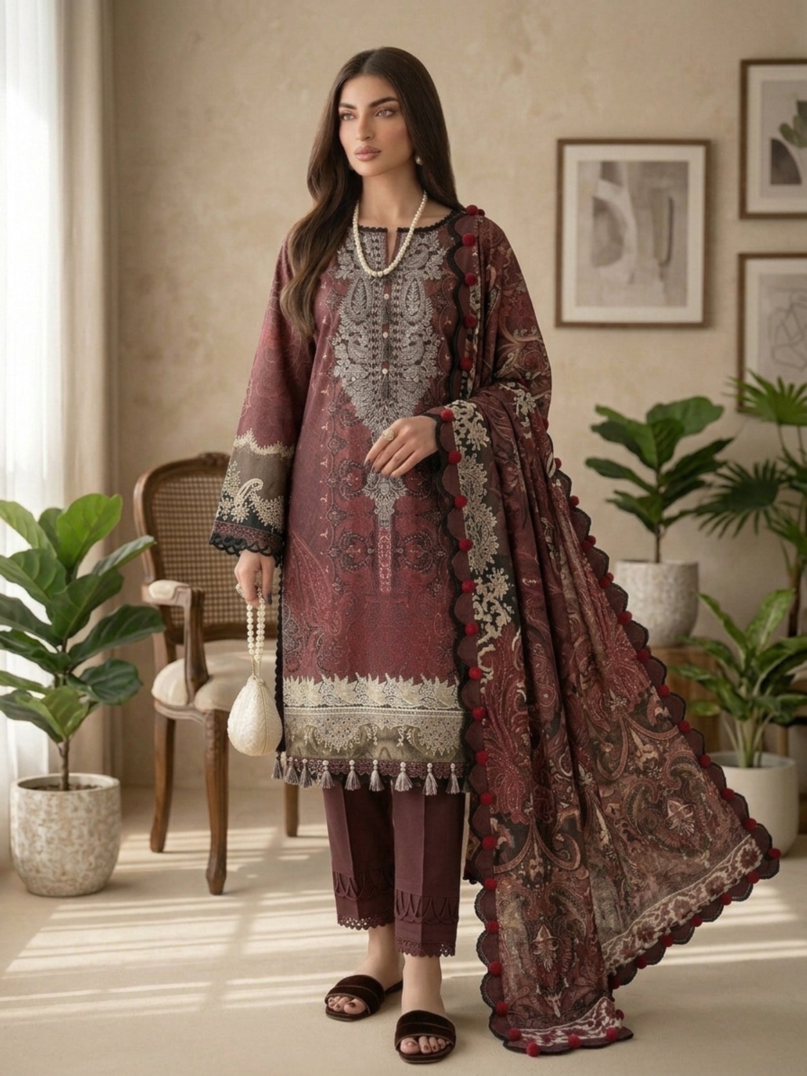 burgundy royale heritage suit set